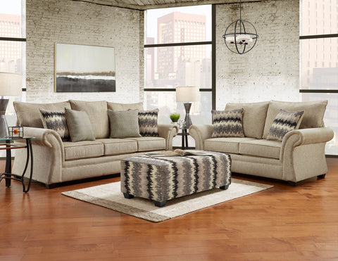 Kaylie Sofa & Loveseat Set; 2 PCS. SET - Furnlander