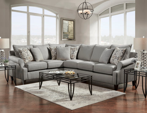Ethan Gray Sectional Set - Furnlander