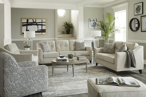 Sand Sofa & Loveseat Set; 2 PCS. SET - Furnlander