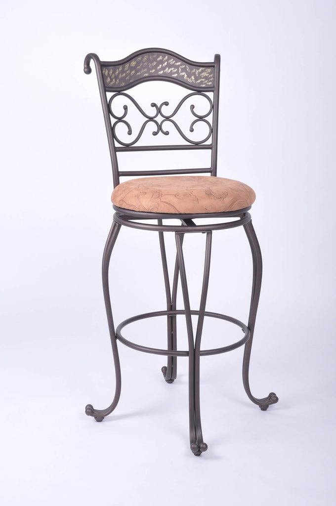 Cabot Metal Swivel Bar Stool - Furnlander