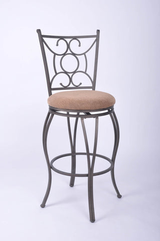 Lewis Metal Swivel Bar Stool - Furnlander