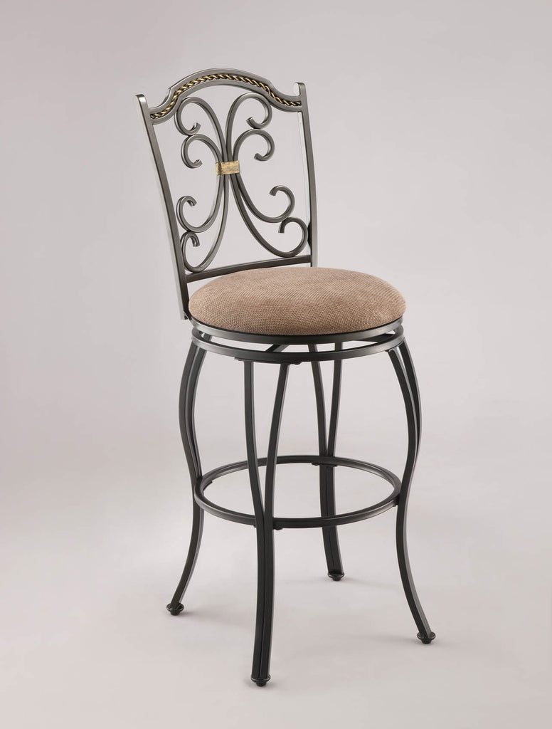 Biltmore Metal Swivel Bar Stool - Furnlander
