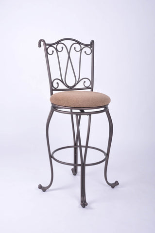 Ava Metal Swivel Bar Stool - Furnlander