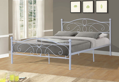 Taylor Metal Bed White - Furnlander