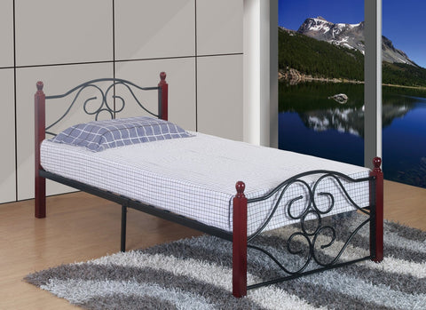 Kaden Twin Metal Bed - Furnlander