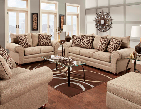 Reece Cafe Sofa & Loveseat Set; 2 PCS. SET - Furnlander