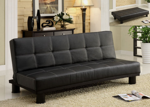 Morrison Black PU Klik Klak - Furnlander