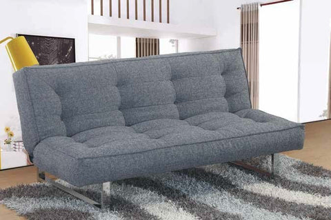 Cameron Gray Linen Fabric Klik Klak - Furnlander
