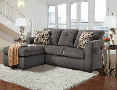 Kelly Gray Sectional - Furnlander