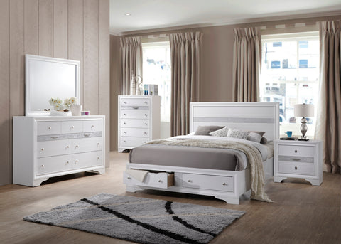 Allison Bedroom Group; 4 PCS.SET (QB, NS, DR, MR) - Furnlander