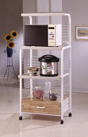 Canterbury Microwave Stand White - Furnlander
