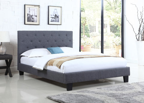 Avero Linen Bed - Furnlander