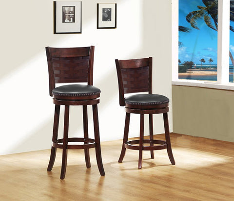 Circo Wood Swivel Bar Stool - Furnlander