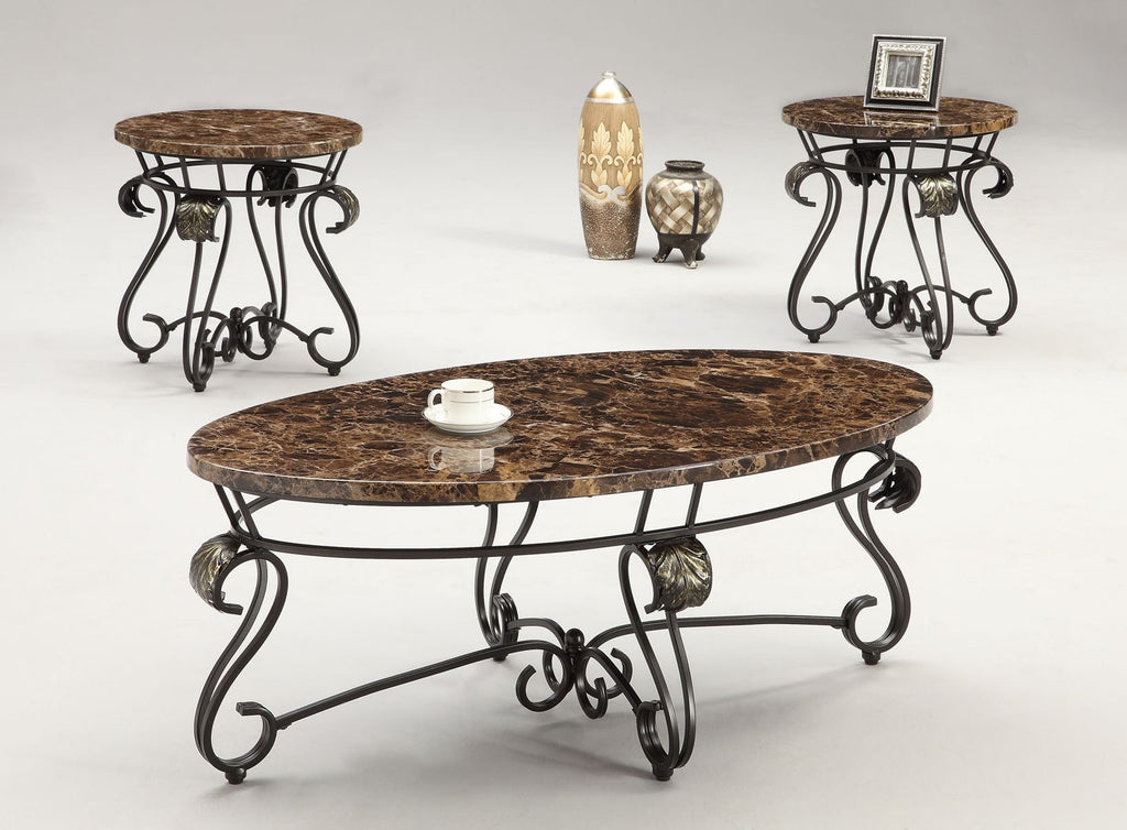 Alyssa Coffee Table Set 3 PCS. SET (1C + 2E) - Furnlander