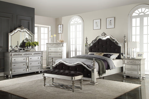 Leona Bed;  4 PCS. SET (QB, NS, DR, MR) - Furnlander