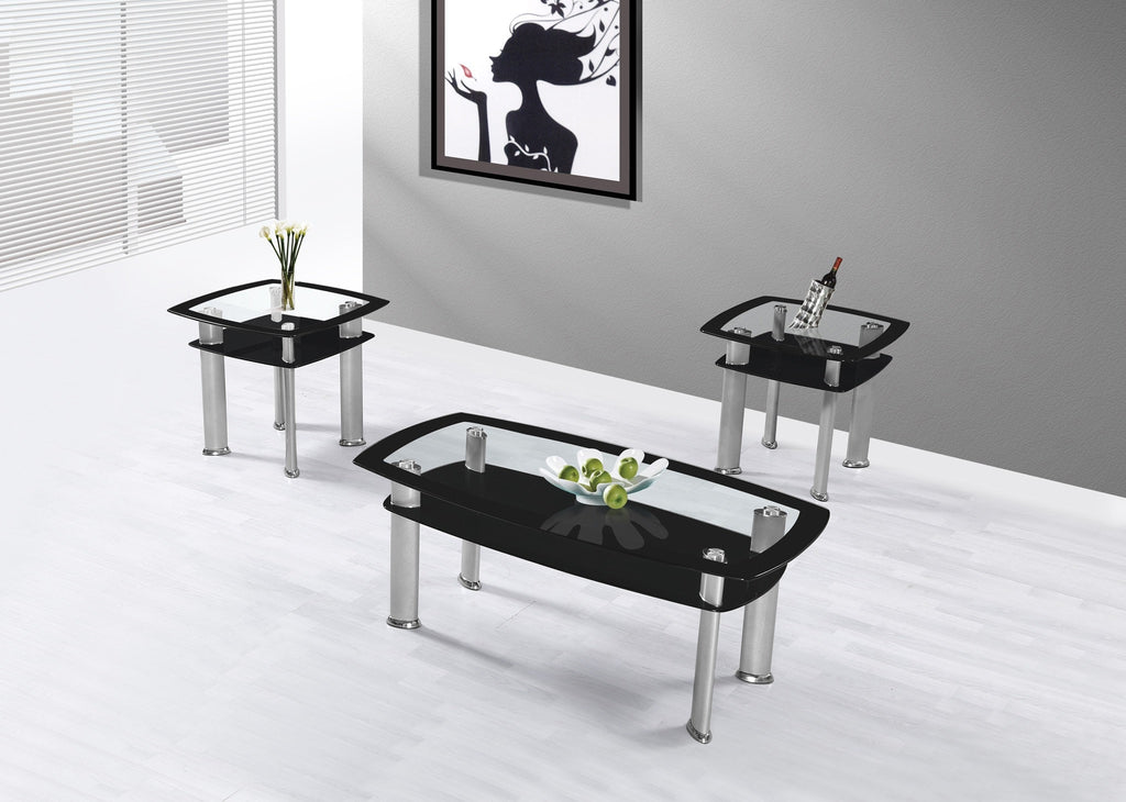 Milania Coffee Table Set 3 PCS. SET (1C + 2E) - Furnlander