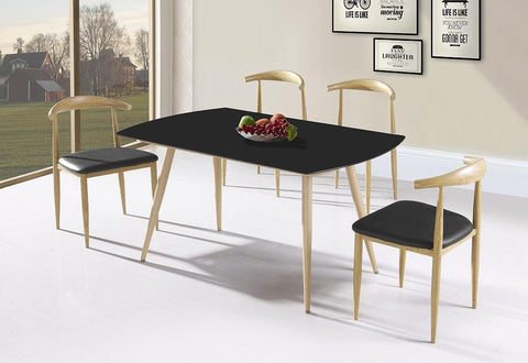 Marlene Dining Table Set; Table + 4 Chairs (5 PCS. SET) - Furnlander