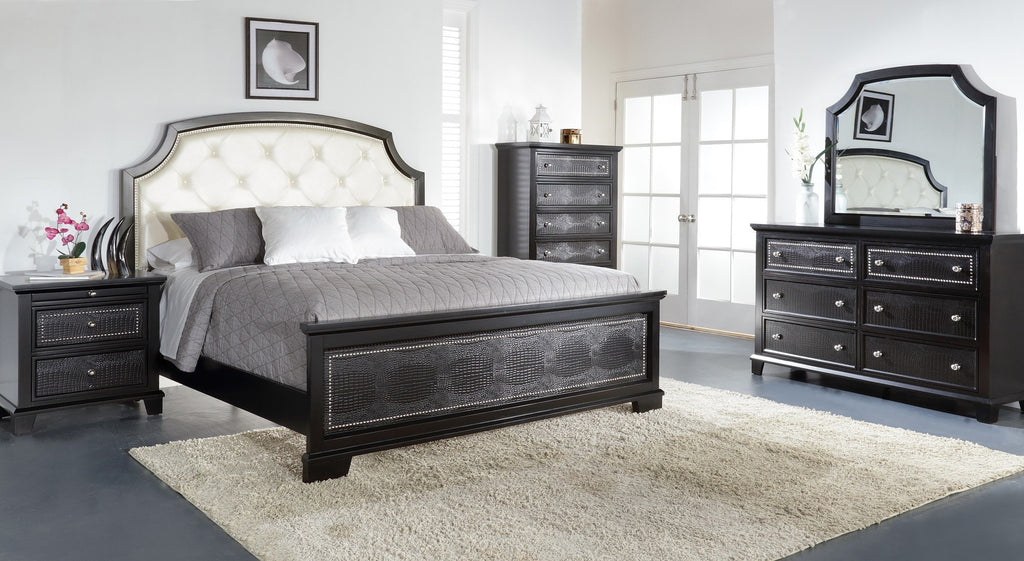 Wilson Bed; 4 PCS. SET (QB, NS, DR, MR) - Furnlander