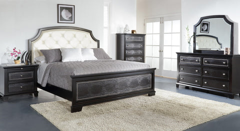 Wilson Bed;  4 PCS. SET (QB, NS, DR, MR) - Furnlander