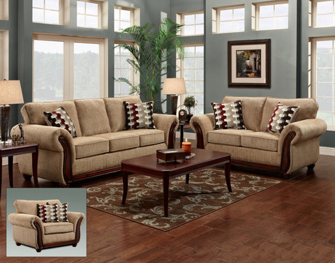 Radar Havana Sofa & Loveseat Set; 2 PCS. SET - Furnlander