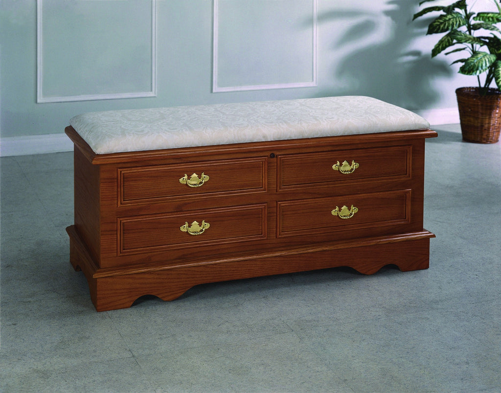 Martin Cedar Lined Chest Oak - Furnlander