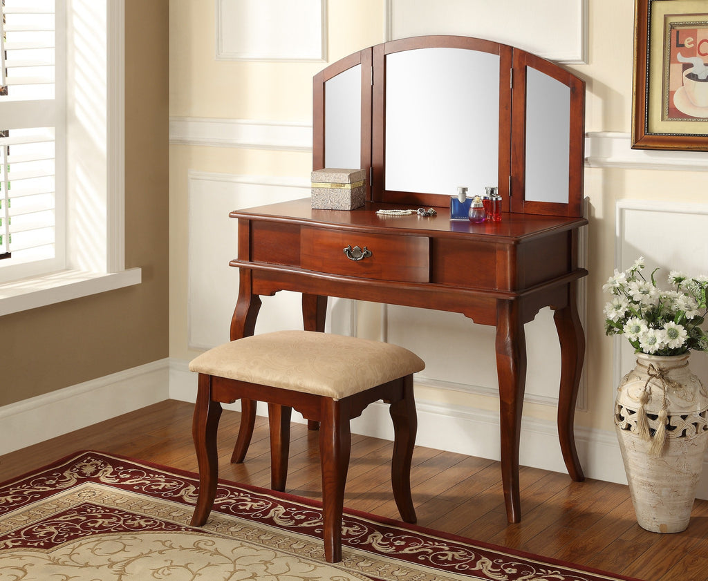 Toula Vanity Table w/Stool 2 PCS. SET - Furnlander