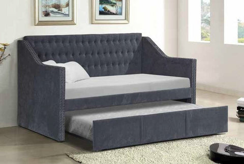 Westwood Day Bed w/Trundle Dark Gray - Furnlander