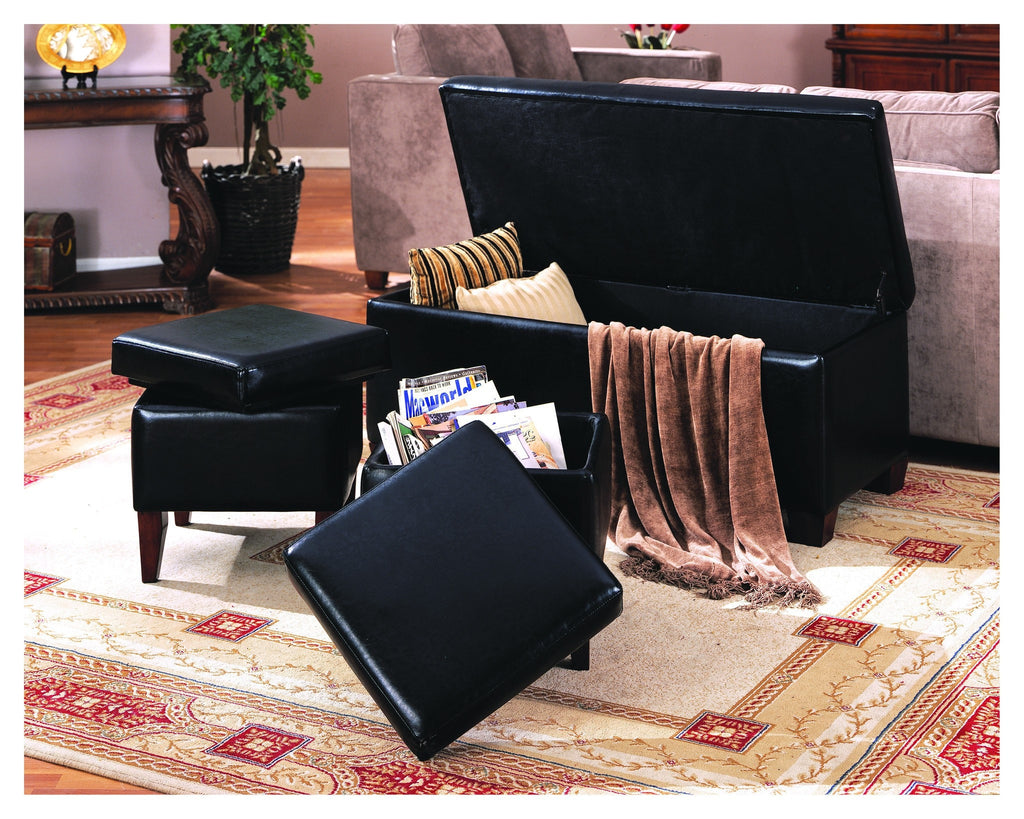 Layna Chest w/ 2 Ottomans - Furnlander