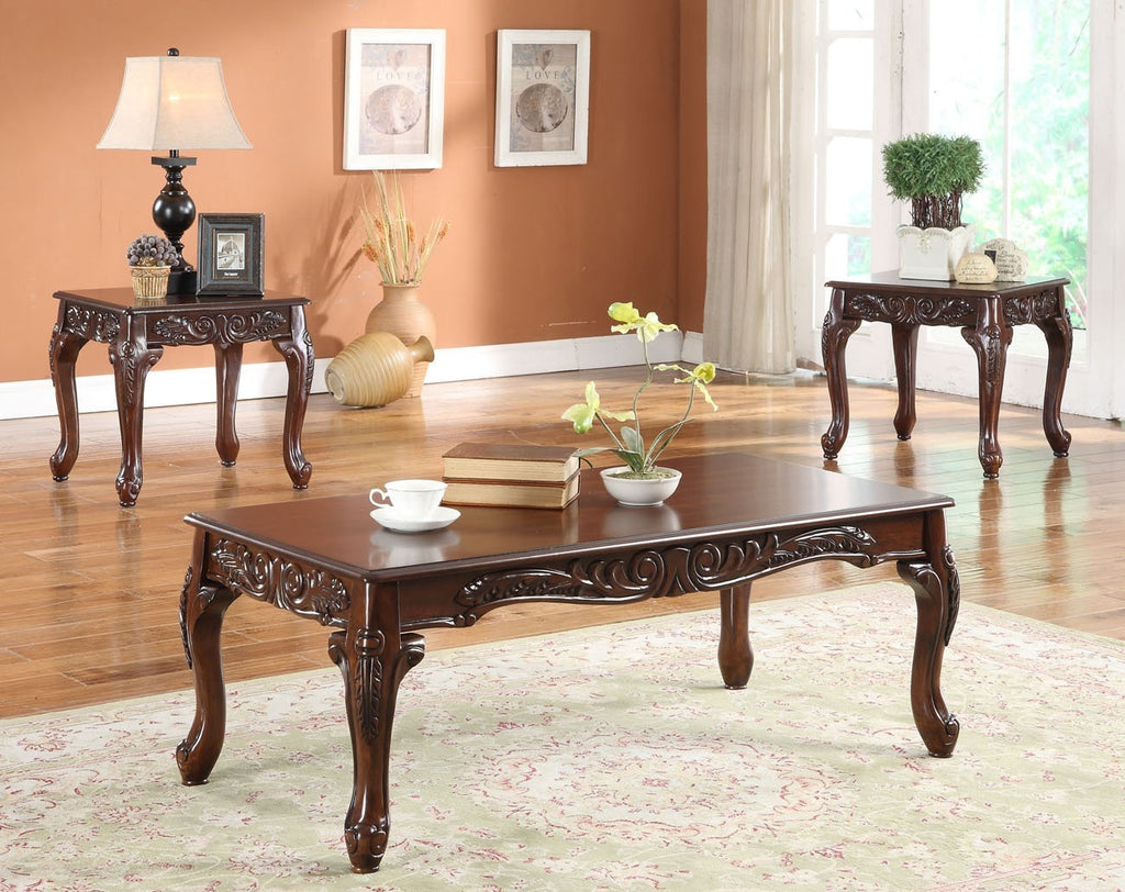 Brighton Coffee Table Set 3 PCS. SET (1C + 2E) - Furnlander