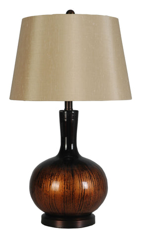 Triton Glass Table Lamp - Furnlander