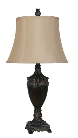 Avery Polyresin Table Lamp - Furnlander