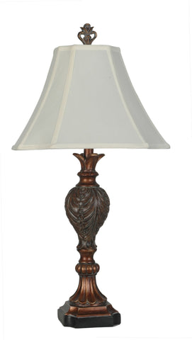 Solomon Polyresin Table Lamp - Furnlander