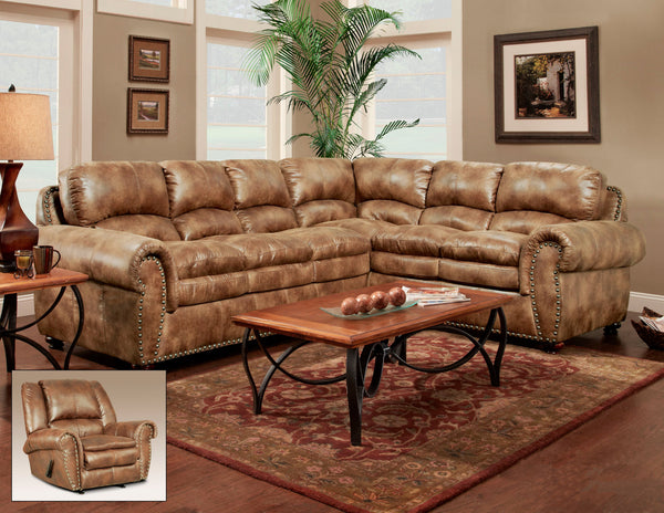 Arabella Almond Sectional Sofa Set - Furnlander