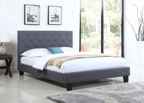 Avero Linen Bed - Furnlander
