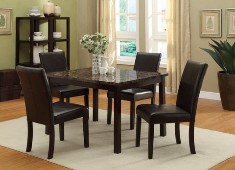 Noho Dining Table Set; Table + 4 Chairs (5 PCS. SET) - Furnlander