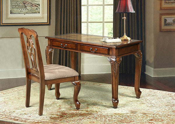 MacMillan Writing Desk w/ Chair Set Map Design - Furnlander