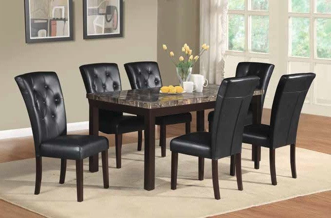 Fabiano Dining Table Set;  Table + 6 Chairs (7 PCS. SET) - Furnlander