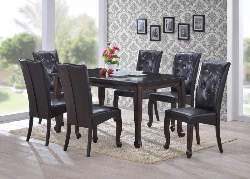 Paxton Dining Table Set; Table + 6 Chairs (7 PCS. SET) - Furnlander
